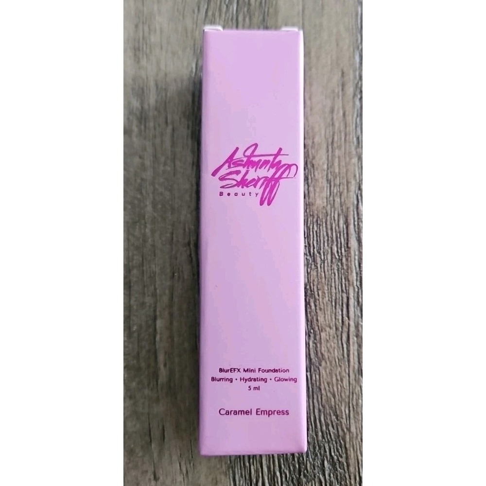Ashunta Sheriff Beauty Blur EFX Mini Foundation Caramel Empress Sealed 5ml